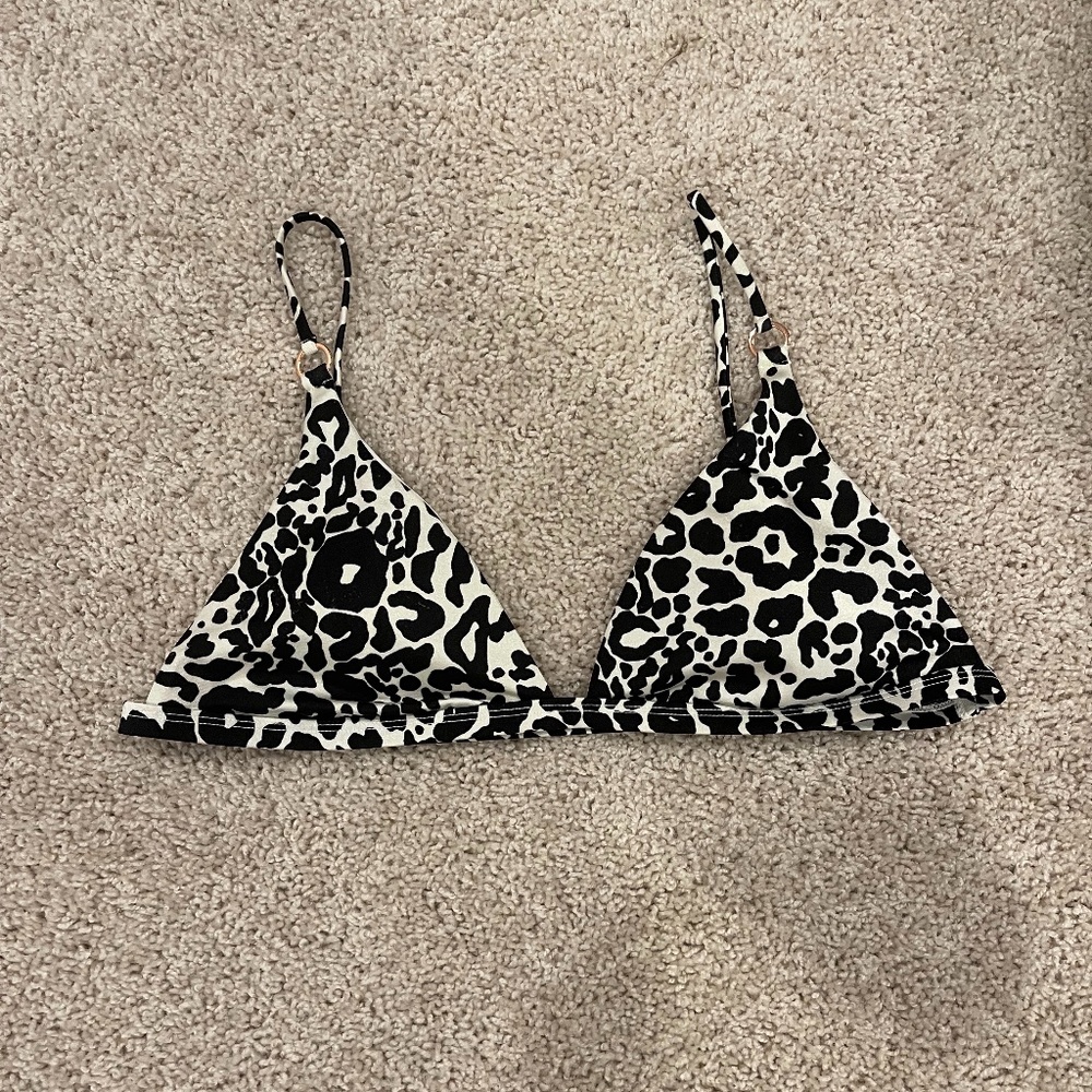 Bikini TOP, Cheetah Print, Size L, Pacsun